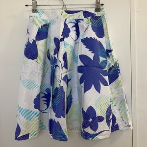 A-line skirt. I love the print for a fun day out.